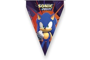 BeenSmile, Sonic Birthday Decorations – Sonic Party Banner for Boys | Gamer Theme Birthday Banner for Kids | Sonic Party Supplies for 3rd 4th 5th 6th 7th birthday