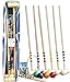 Produktbild KROCKET (engl. CROQUET) - Spiel 6 Spieler in Erwachsenengröße, Qualität Made in Italy
