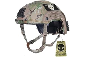 ATAIRSOFT Tactique Réglable Casque ABS Maritime Casque pour Airsoft à Vélo Militaire Paintball Chasse