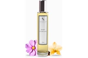 ‎ARABIAN OPULENCE Arabian Opulence FR50 BABY POWDER Roll-on Parfümöl | Konzentriertes Parfüm Körperöl | Langanhaltendes Parfüm auf Ölbasis für Männer und Frauen | Reisegröße Alkoholfreies Parfümöl Flasche (15ml)