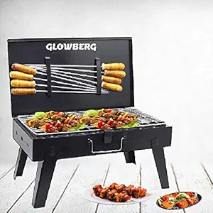 Glowberg Briefcase Barbeque with Accessories Charcoal Barbeque Grill