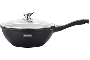 CORREDOCASA Euroricami Viterbo Padella Wok in Pietra LAVICA Royalty Line 30cm