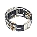 Produktbild Skryo Ersatzarmband mit Lederarmband für Fitbit Charge 2 (Schwarz)