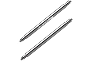 masar 6 à 46mm Premium Ø 1.5mm ou 1.6mm INOX 316L - Barrettes à Ressort pour Bracelets de Montre – Horloger 2 Pcs ou 4 Pcs - (Lire la Description)