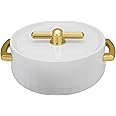 SELVEL Elegance 1700ml Casserole | Advanced PU Insulation | Elegant Design Insulation| Keeps Food hot & Fresh for Long Hours| Chapati, Roti, Biryani and More (Elegance White)