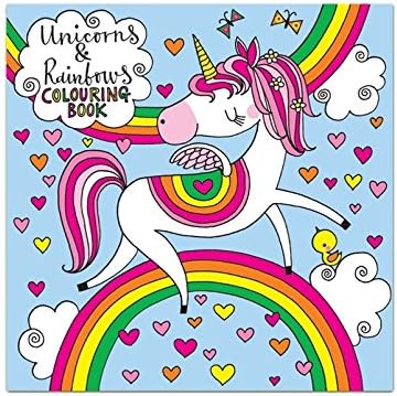 Children's Colouring Book - Unicorns & Rainbows