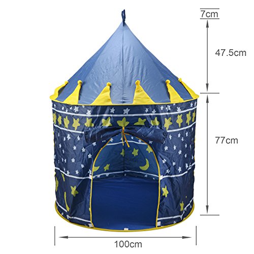 Portable Play Tent Indoor Outdoor Gift Garden Toy for Kid Color Blue Portable Play Tent Indoor Outdoor Gift Garden Toy for Kid Color Blue