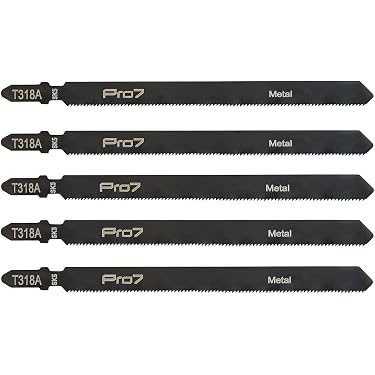 Makita 792429-1 Jig Saw Blades – T-Shank, HCS, 4-1/8" Overall, 8 TPI – 5-Pack For Fast Wood & Plastic Cutting