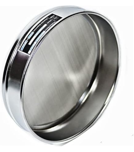 FACULX Tamis De Laboratoire à Mailles 10-100, 20 Cm De Diamètre, Tamis