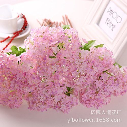 ZQ@QX10 home decoration simulation flower Hydrangea,Deep blueArtificial Flowers