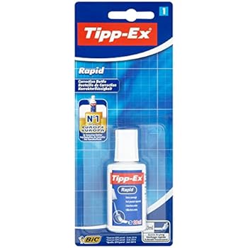 TIPP-EX Correttore Liquido Rapid Foam - Flacone 20 Ml, Con Cappuccio A Spugna - Bianco (Lot De 5) - Foto 6