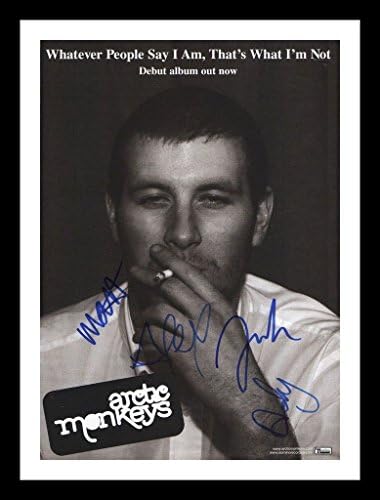Arctic Monkeys Autographed Signed And Framed A4 21cm x 29.7cm Poster Photo
