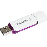 Clé USB Philips Snow 2.0 64 Go Blanc et Violet