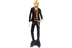 Hilloly One Piece Figurine, Sanji Anime Figurine Gadget One Piece Collezione di Personaggio del Modello Figurine Statua Statica Toy Figure Luffy 29cm Collezione Decorare