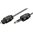 Wentronic toslink à 3.5mm Mini-fiche 2,2 mm, 2 m (Import Allemagne)