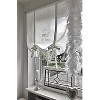 Shabby Raffrollo Salle de Bain Bad