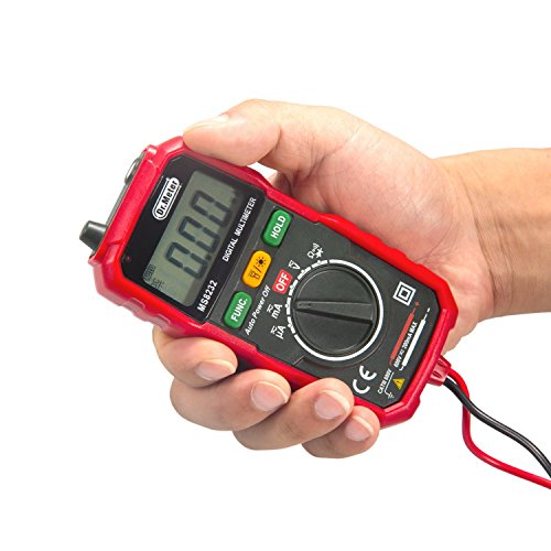 Pocket Digital Multimeter, Dr.Meter MS8232 Mini Auto Reichweite Multi Tester, AC / DC Spannung, Strom, Widerstand Tester mit Hintergrundbeleuchtung LCD - 2