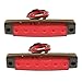 Produktbild MagiDeal 2pcs 12v 6 LED Anzeigen leuchten Führte LKW Boot Bus Rv Anhänger Seitenmarkierung Anzeigen Leuchten Rot