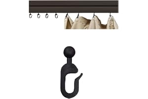 BricoShopping® Ganchos para Cortinas Laterales y mosquiteras de cenador deslizantes de Repuesto Ojales de plástico Anillas Ganchos en Las Tiendas de campaña Rieles jardín Sahara Adventure 10 Unidades