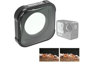 Honbobo Filtr do GoPro 11Mini 1 10 9 obiektywów makro do GoPro 11Mini 11 10 9 Osłona obiektywu Akcesoria do GoPro Hero 11 10 9 Czarny (makro 15X obiektyw)