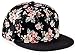 Produktbild Snapback Damen Frauen Floral Blumen Snapback Cap Mütze Hut pink rosa schwarz Blumenmuster Muster Trend Fashion