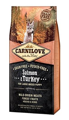 marque+generique CARNILOVE CHIOT PUPPY LARGE SAUMON DINDE 12 KG