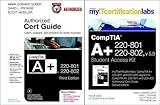 Image de CompTIA A+ 220-801 and 220-802 Cert Guide, Deluxe Edition with MyITCertificationLab with Pearson eText Bundle, v5.9