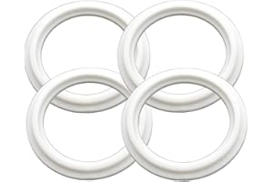 GENERIC Balboa Heater Union Gasket 2" Inch - 4 pack (MPN 21619) For most Hot Tub Flow Thru Heaters - White
