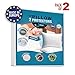 Produktbild Dreamzie 2 Stücke Wasserdichter Kissenschoner (60 x 60 cm) Atmungsaktiv, Hypoallergen, Anti-Milben, Antibakteriell - Verarbeitung Neuer Generation BiOme mit OEKOTEX Std 100 und Garantie 10 Jahre
