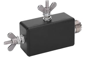 Jeanoko Mini Balun QRP Balun HF shortwave antenna 1: 9 balun Plastic Shell Electronics AccessoriesTransmission Line Transformer for Outdoor QRP StationElectronic Component