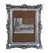 Produktbild ANTIK BAROCK BILDERRAHMEN in Silber 56x46cm RECHTECKIG REPRO Bilder für 30x40cm oder 40x30 cm BAROCKRAHMEN BILDER