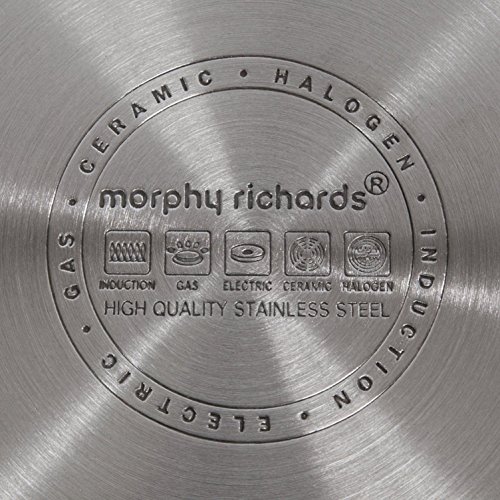 Morphy Richards Accents Pan Set, 3 Piece - Stainless Steel