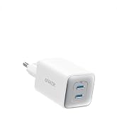 Anker 523 Nano Charger Fast Charging USB C 47W, Compact with 2 GAN Ports | 2 Port USB C Charger for iPhone 18 pro max/18/17/1