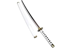 JIANM Katana Kimetsu No Yaiba, Catanas, Katanas Japonesas, Bokken Katana Japonesa ​con Vaina,Accesorios de Armas de Madera,Entrenamiento de Esgrima de Kendo,Accesorios para Juegos de rol,Hecho A Mano,104
