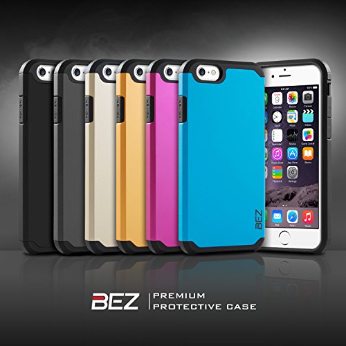 iPhone 6S Case - BEZ® Apple iPhone 6 Shockproof Mobile Phone Cover Shock Absorbing Best Heavy Duty Dual Layer Tough, Gray reviews iPhone 6S Case - BEZ® Apple iPhone 6 Shockproof Mobile Phone Cover Shock Absorbing Best Heavy Duty Dual Layer Tough, Gray