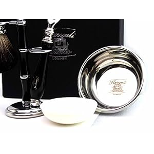 Haryali London Shaving Kit – 5 Pc Shaving Kit – 3 Edge Shaving Blade Shaving Razor - Best Badger Shaving Brush – Shaving… - Image 4
