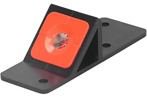 Hyuduo Total Station Prism 45 ° 102-12,7 25,4 Mm Effektiv Diameter Mini Prism, Hög Noggrannhet, Hållbar, Kompakt Storlek, Enkel Installation, Premiummaterial, + 2mm Konstant