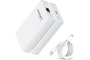 PROCET POE SYSTEM PROCET USB C PoE Adapter up to 60W PoE to USB C Power with 100Mbps Ethernet Converter 5V/3A, 9V/3A, 12V/3A, 15V/3A, 20V/3A for Tablet, Laptop, Digital Signage, Echohub, Home Assistant