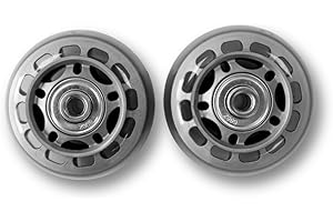 RS-Packaging Kit de conversión de Ruedas para Maletas Peli Air: Ruedas de Skate con rodamientos 608Z como actualización para Peli Air 1535, 1595 y 1615