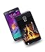 Produktbild Gucck® HüLle für Samsung Galaxy Note 4 Case Terminator Muster Matt Blau UltradüNn Schwarz Hardcase Motiv Elegant Tasche Cover für MäDchen SprüChe