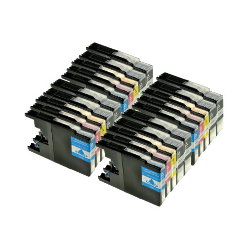 Logic-Seek Tintenpatronen für Brother LC-1240 LC-1280 (20-Pack)