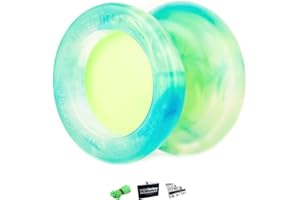 YOYO FACTORY YoyoFactory Replay PRO Modello del Campione del Mondo - Verde (Cuscinetto a Sfere Giro Veloce in Metallo, Avanzato Non responsivo Yoyo, Corda e Istruzioni Incluse)
