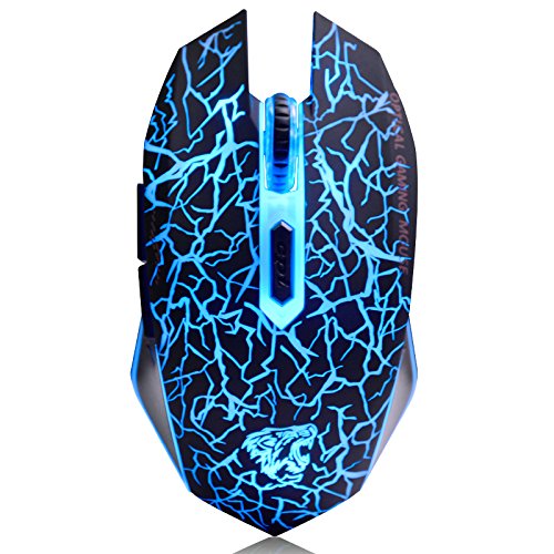 M2 kabellos wiederaufladbar Gaming Maus Optische geräuschlos Mäuse mit Nano Empfänger 6 Tasten für Mac Notebook Desktop Laptop - 8
