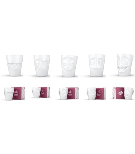FiftyEight Tasse Expresso 'Délicieux' Avec Soucoupe - Porcelaine Allemande 80 Ml - Design Mignon Et Cadeau Parfait