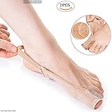 PEDIMEND Toe Straightener Belt | Adjustable Bunion Corrector Splint | Hallux Valgus Bunion Aid Corrector | Bunion Protective Sleeve | UNISEX | Foot Care (Toe Straightener Belt)