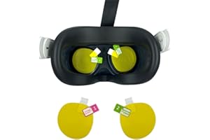 ZHIXTEU 2PCS Quest 3 VR Headset Lens Film Protector HD Clear Transparent Cover for Meta Quest 3 Virtual Reality