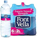 agua 2 litros  Agua Mineral Natural Font Vella 2L X 6