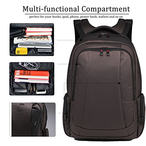 Fubevod Business Laptop Rucksack Herren 15 6 Zoll Notebook Rucksack / Rucksack mit Laptopfach/Laptop Backpack - 2