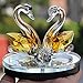 Produktbild Moliies Kreative Swan Kristall Glas Figur Briefbeschwerer Ornament Decor Collection Wohnzimmer Desktop Ornamente Wohnkultur