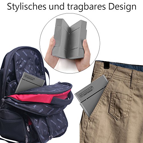 [2 Stück] ORICO 3.5 Zoll HDD Schutzhülle Brandschutz Kiste Box Hard Drive Festplatte Den Kasten PHP35 - 6